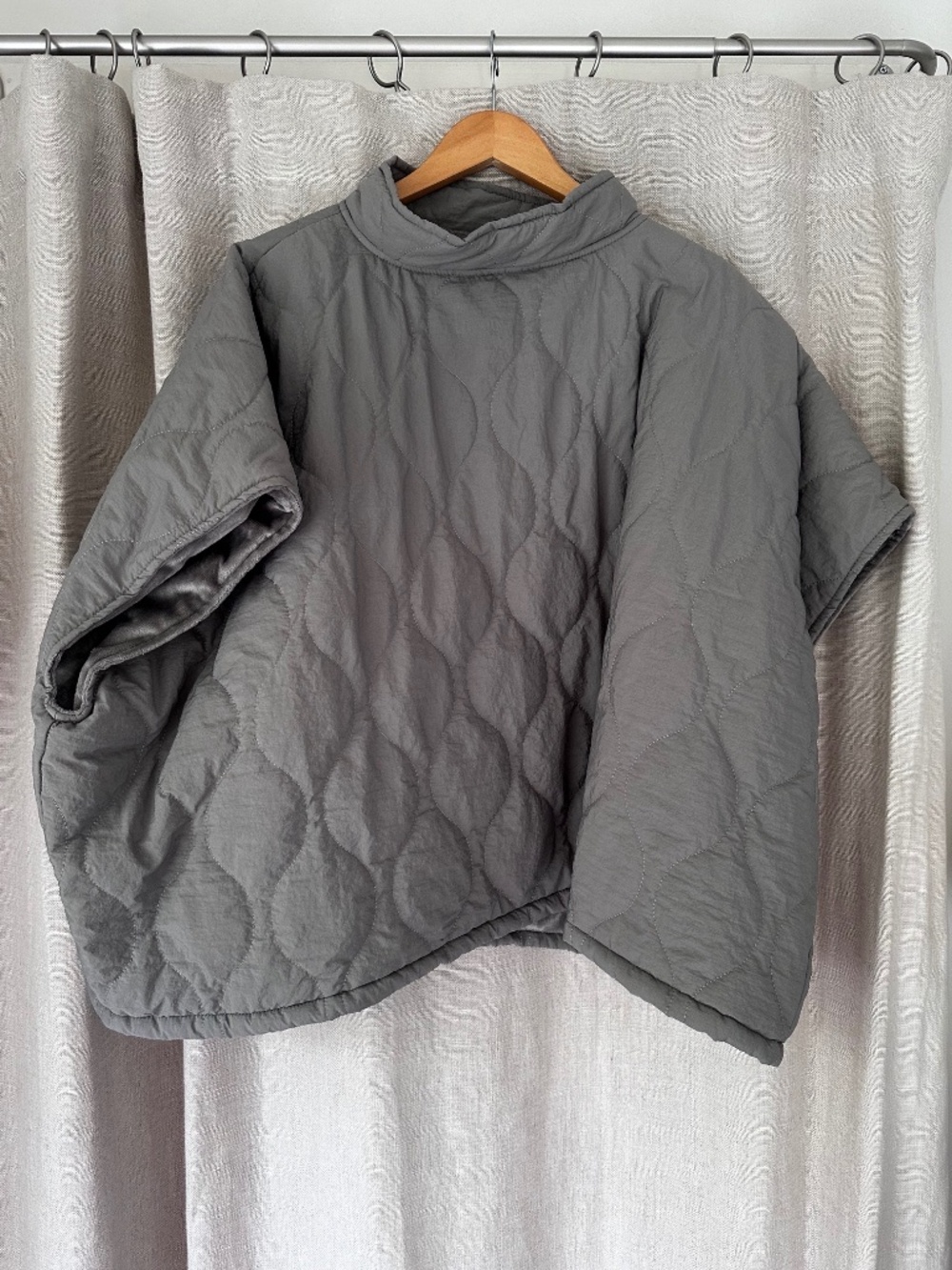 Cozy World Market Sweatshirt Poncho